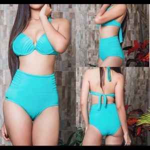 Diva High Waist Bikini Two Pieces swimsuit